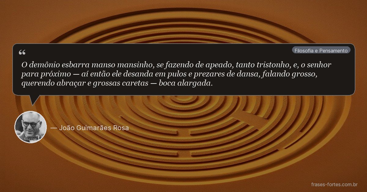 Frase de João Guimarães Rosa