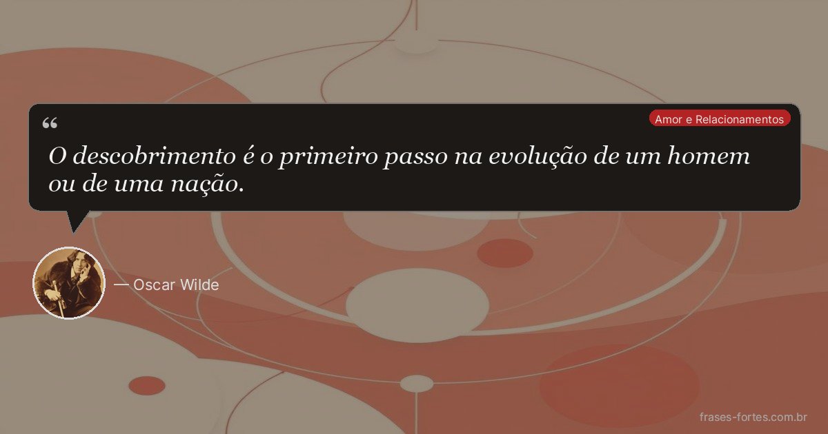 Frase de Oscar Wilde