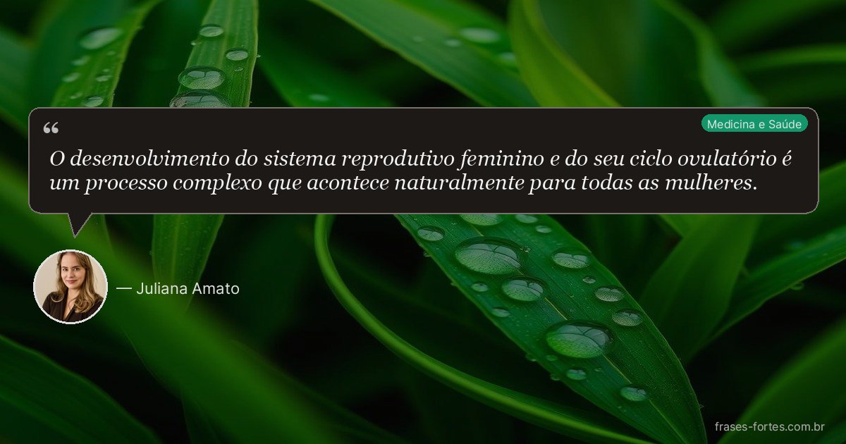 Frase de Juliana Amato