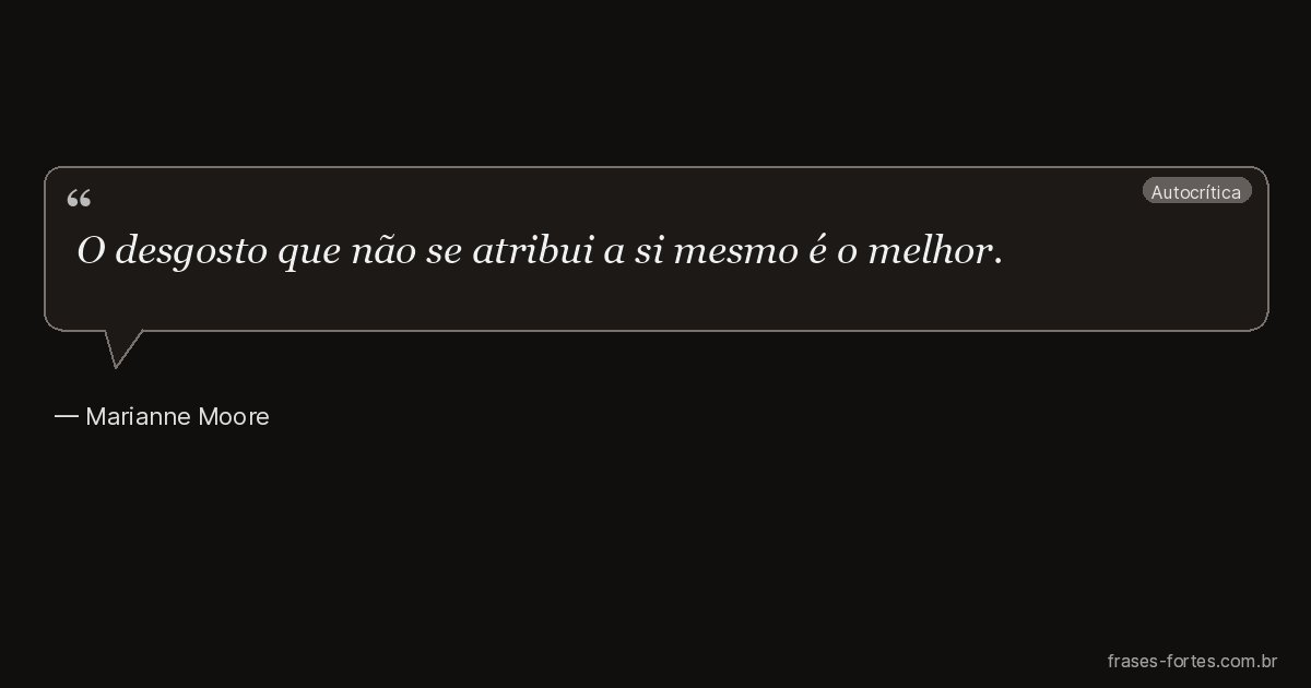 Frase de Marianne Moore