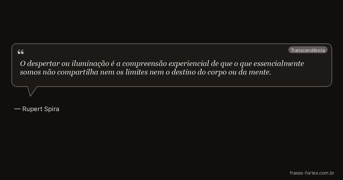 Frase de Rupert Spira