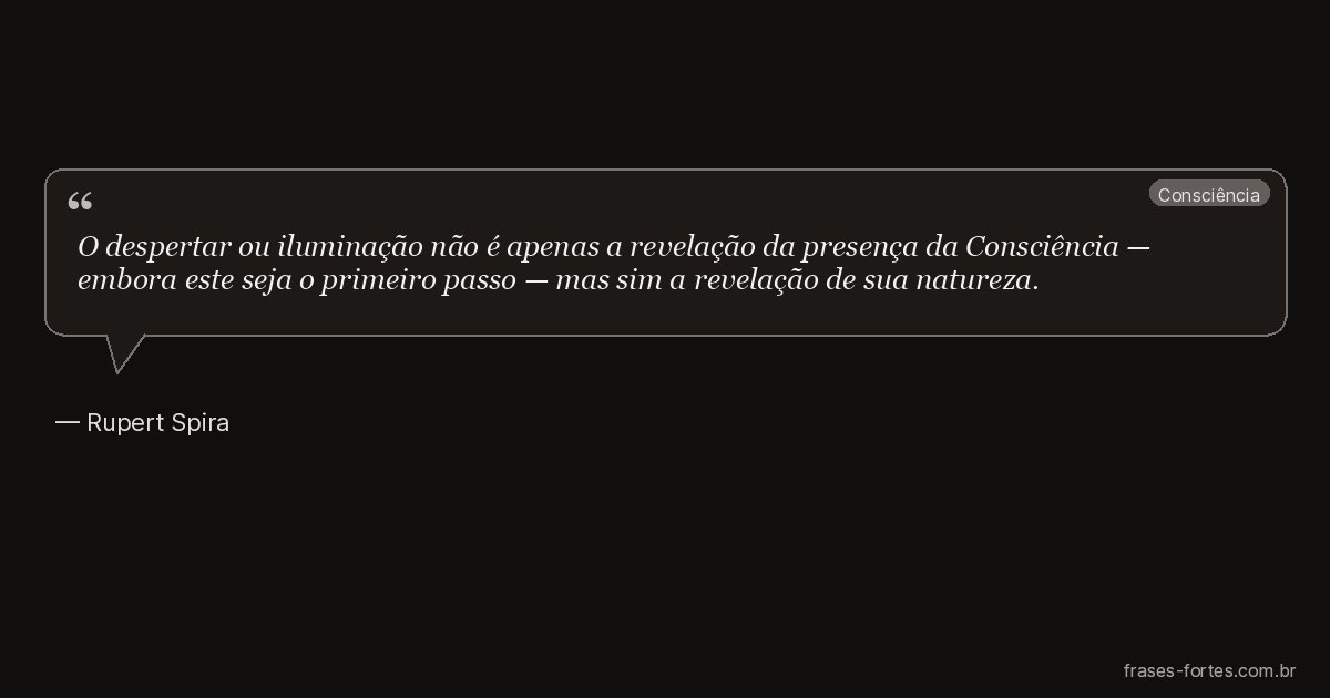 Frase de Rupert Spira