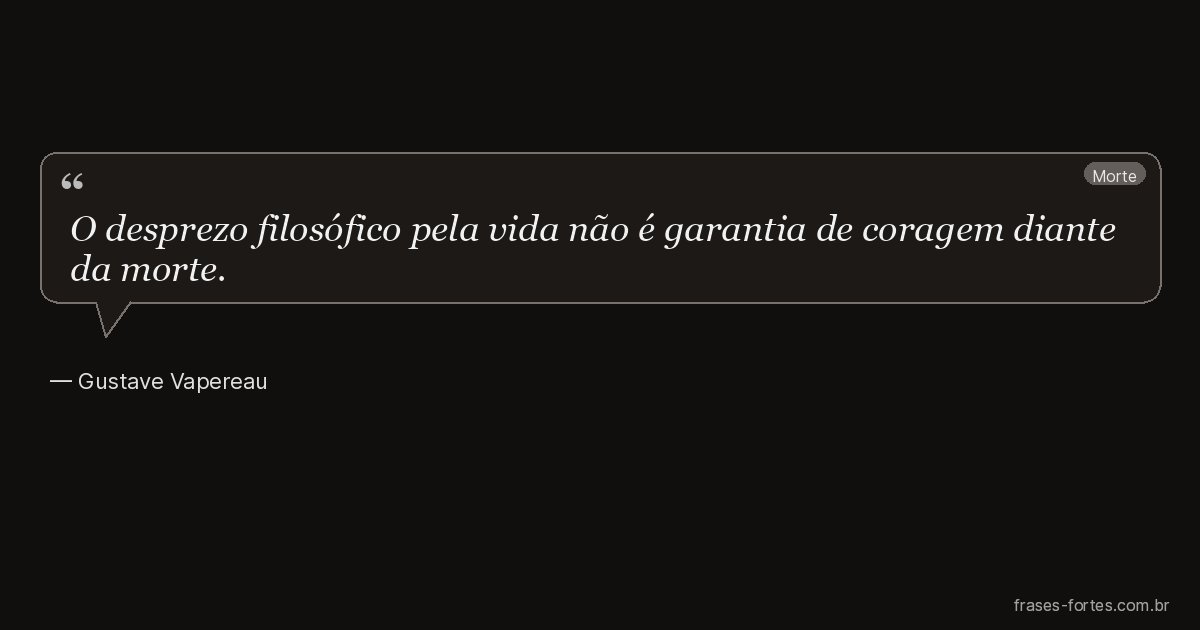 Frase de Gustave Vapereau