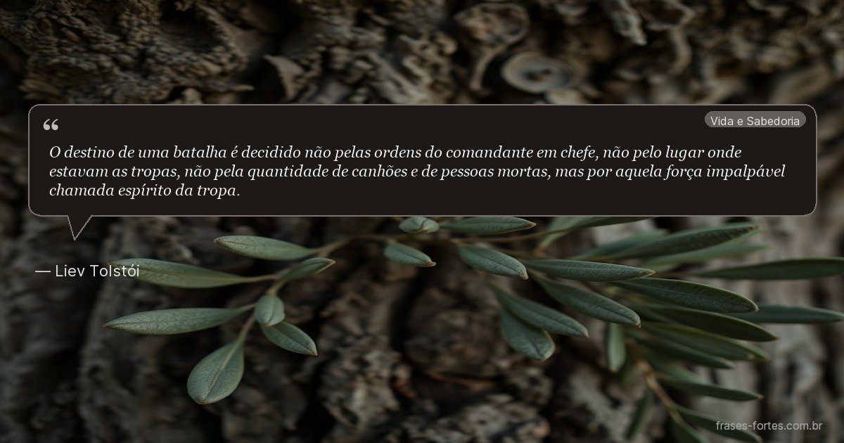 Frase de Liev Tolstói