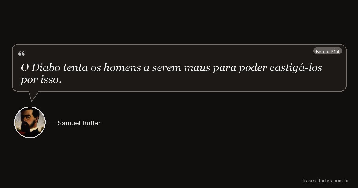 Frase de Samuel Butler