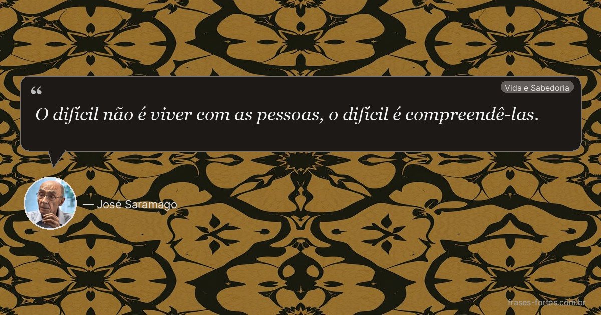 Frase de José Saramago