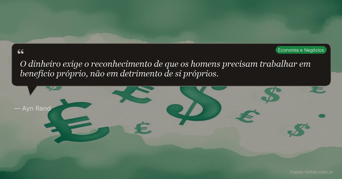 Frase de Ayn Rand