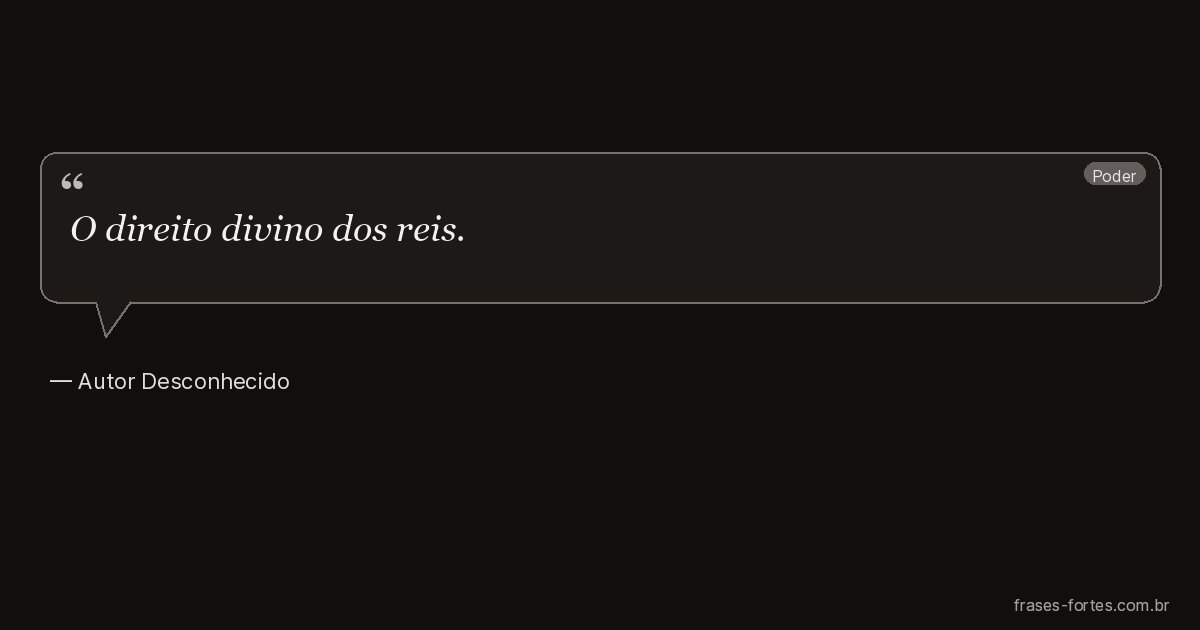 Frase de Autor Desconhecido