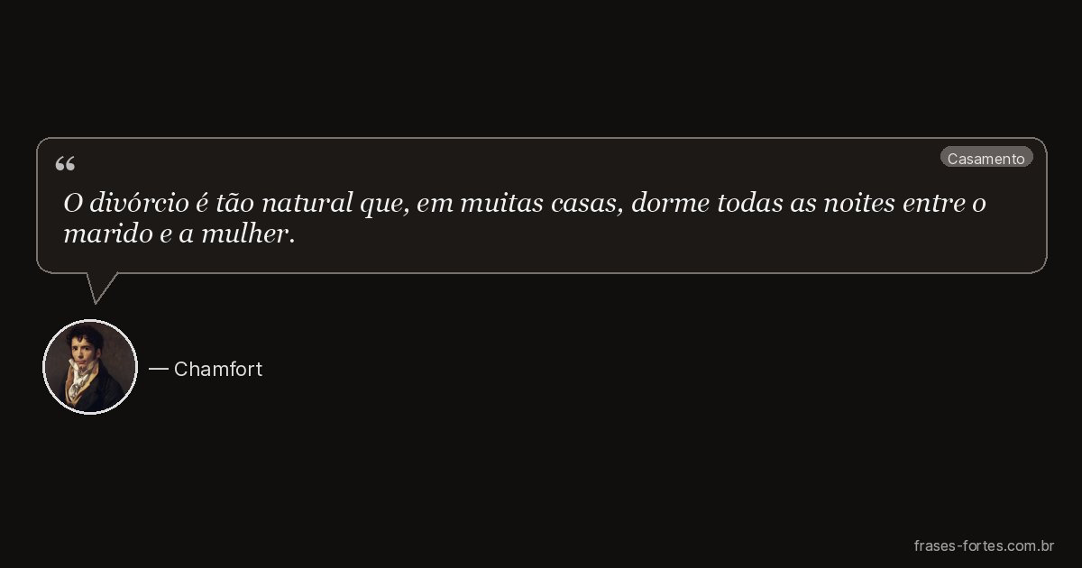 Frase de Chamfort