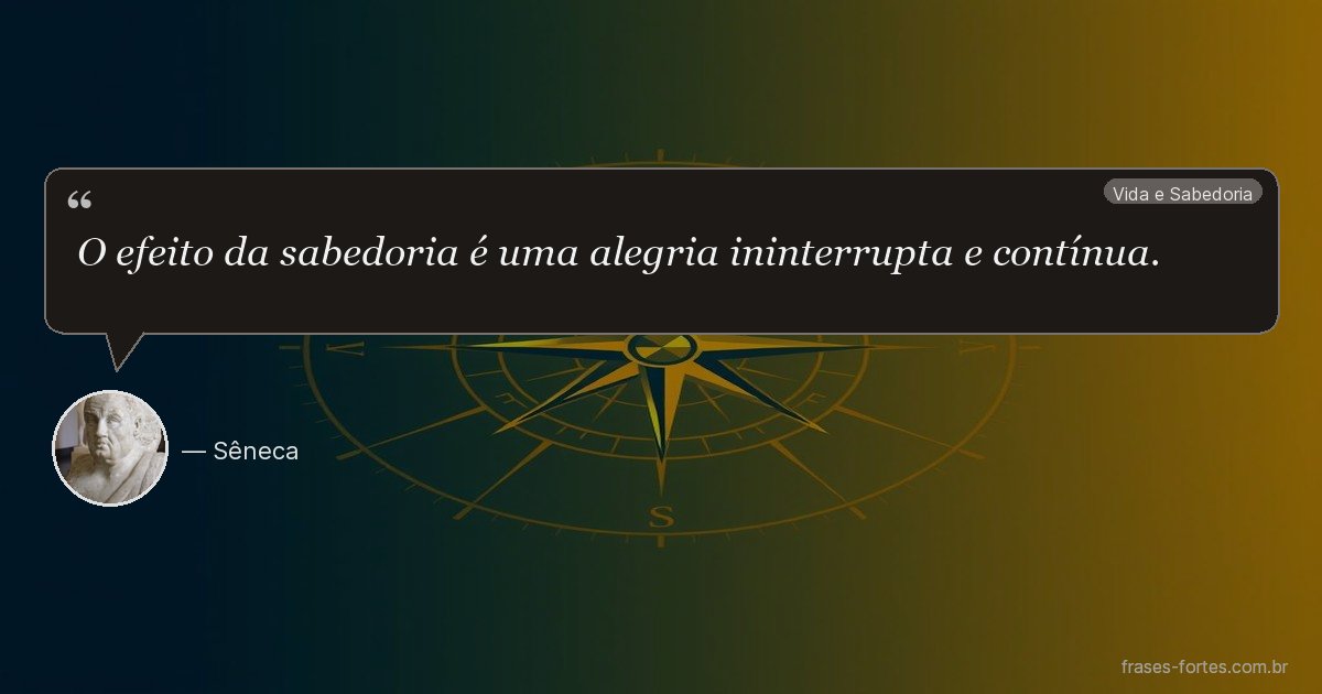 Frase de Sêneca