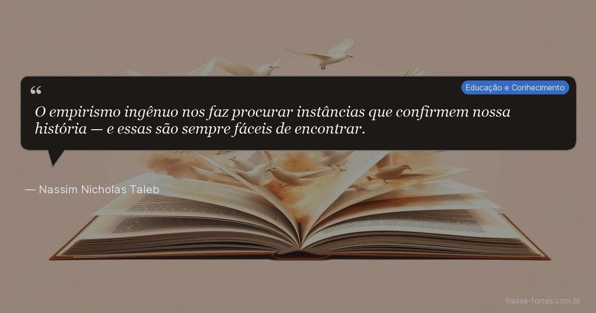Frase de Nassim Nicholas Taleb