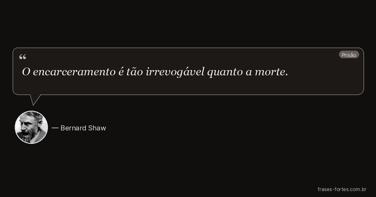 Frase de Bernard Shaw