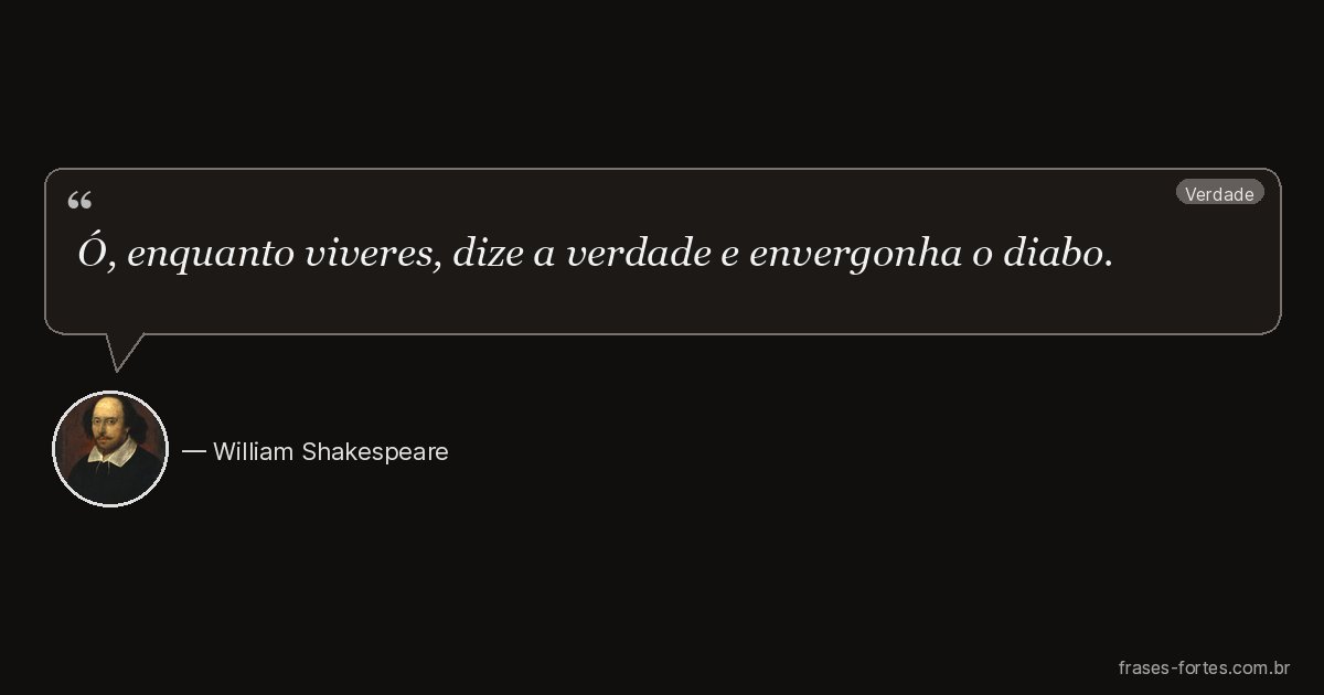 Frase de William Shakespeare