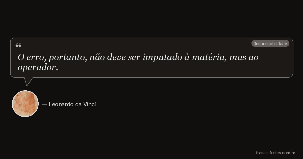 Frase de Leonardo da Vinci