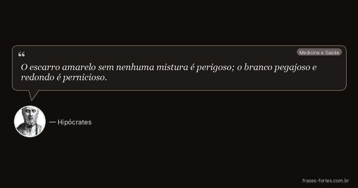 Frase de Hipócrates