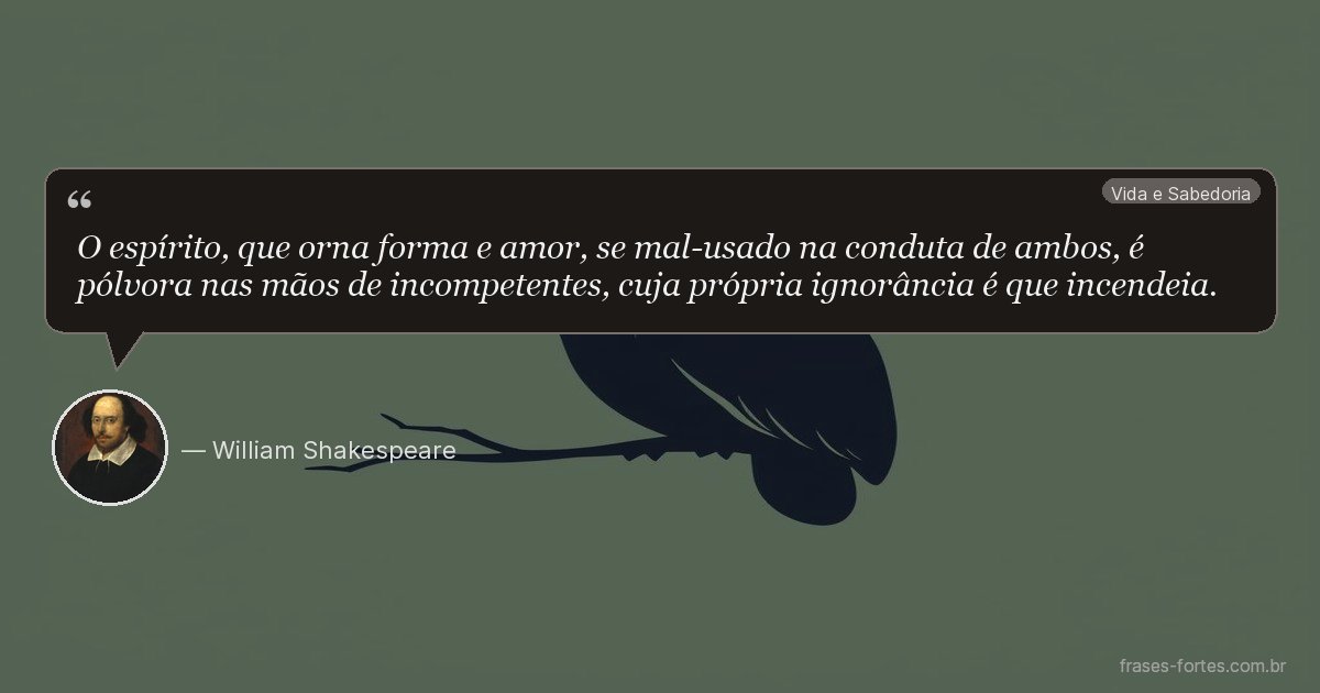 Frase de William Shakespeare