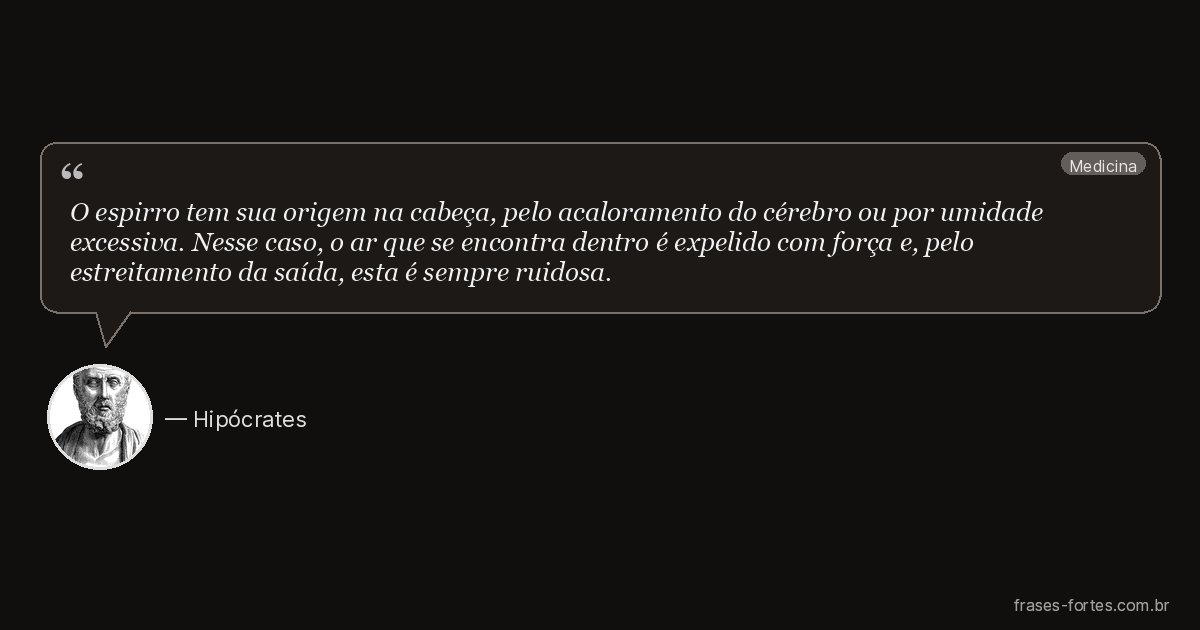 Frase de Hipócrates
