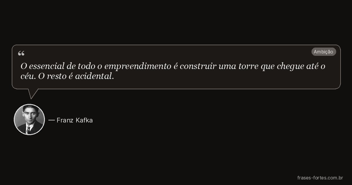 Frase de Franz Kafka