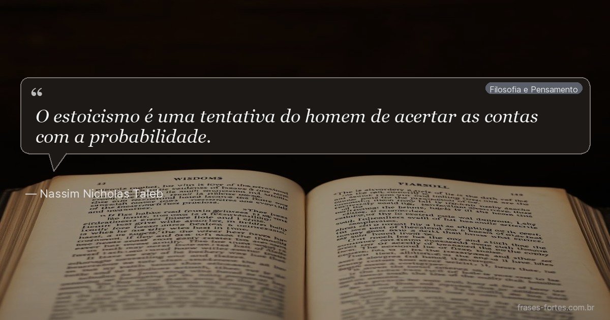Frase de Nassim Nicholas Taleb