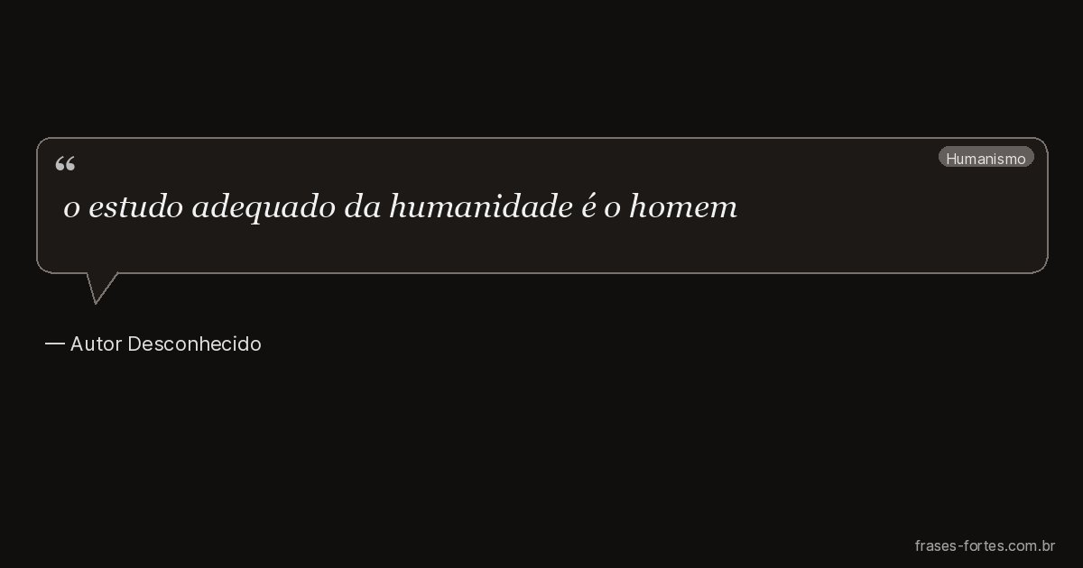 Frase de Autor Desconhecido