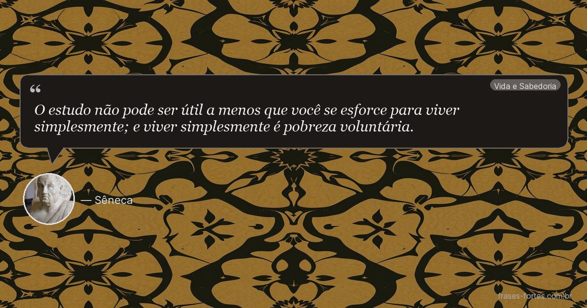 Frase de Sêneca