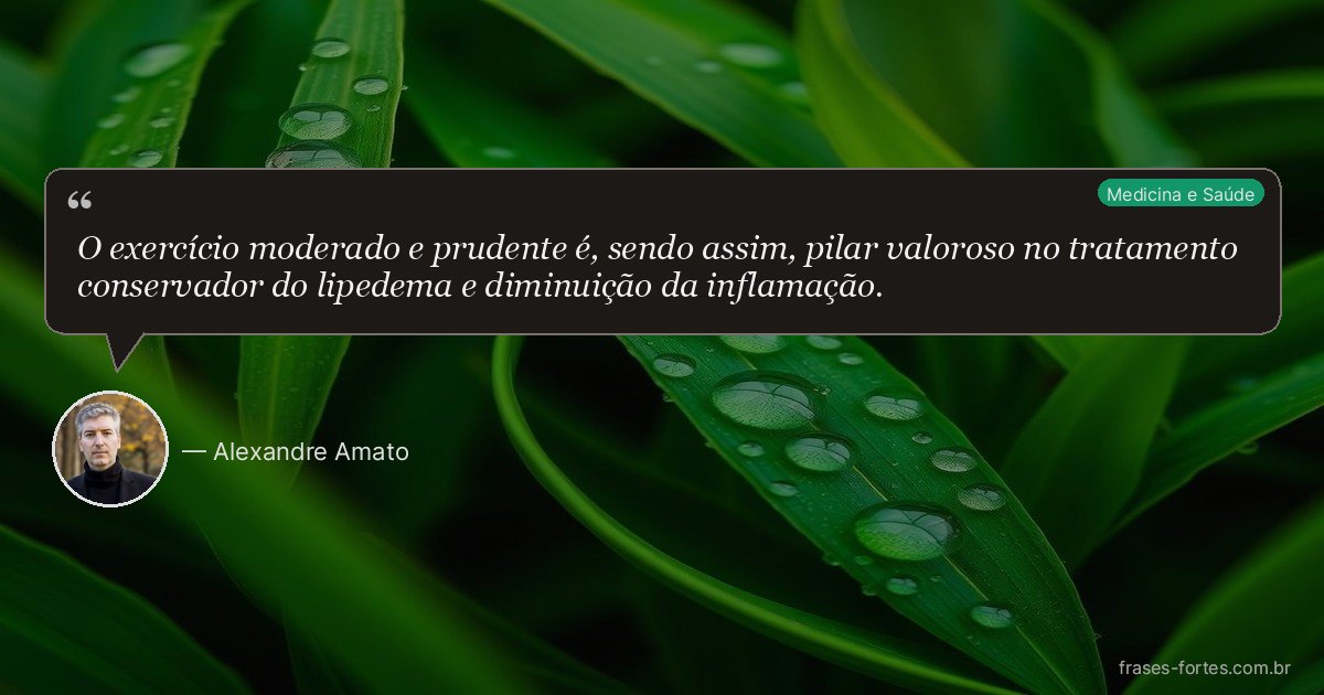 Frase de Alexandre Amato