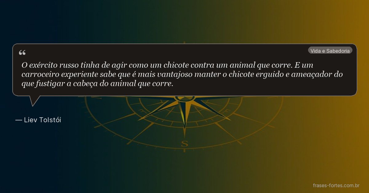 Frase de Liev Tolstói