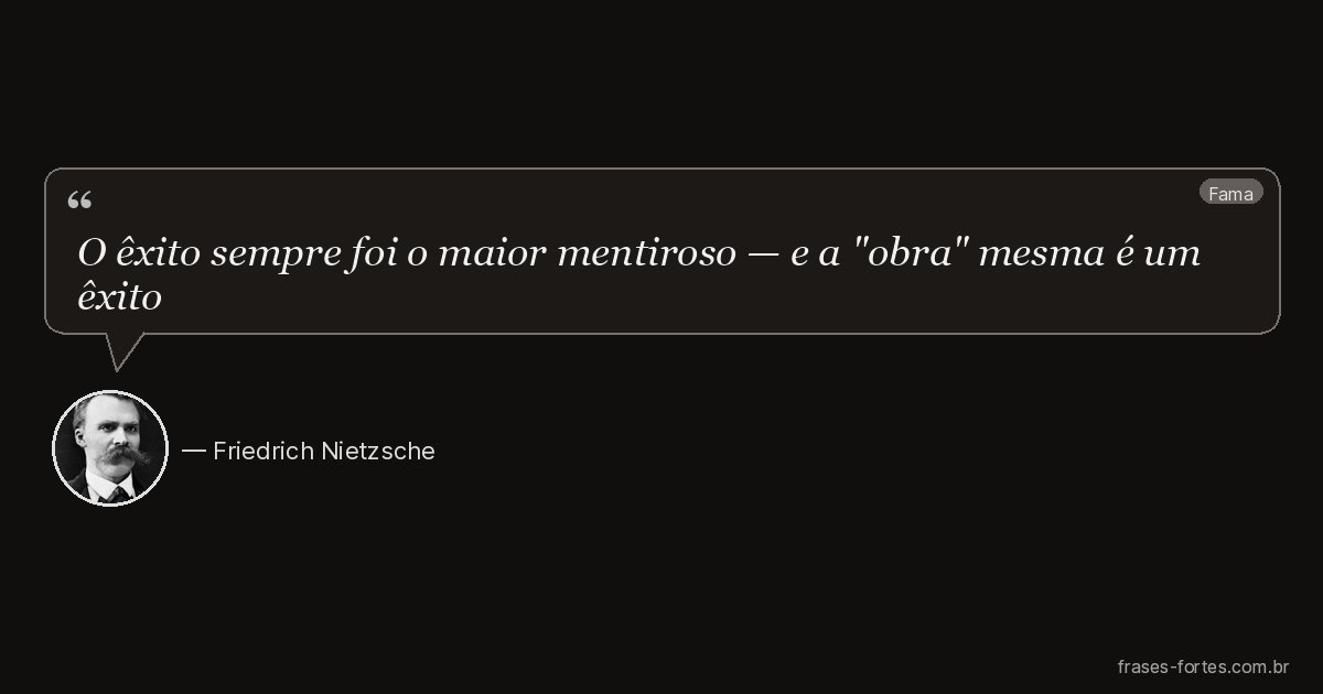 Frase de Friedrich Nietzsche