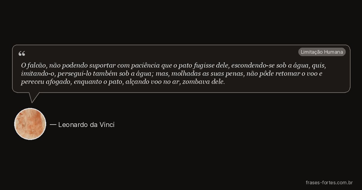 Frase de Leonardo da Vinci