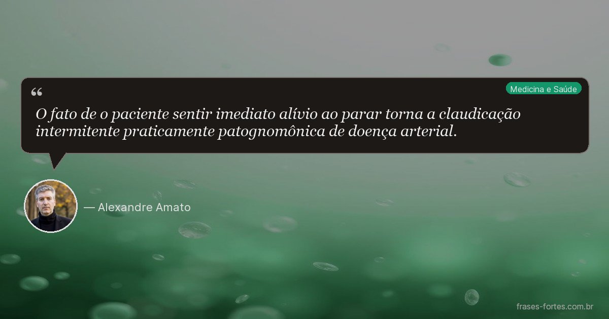 Frase de Alexandre Amato