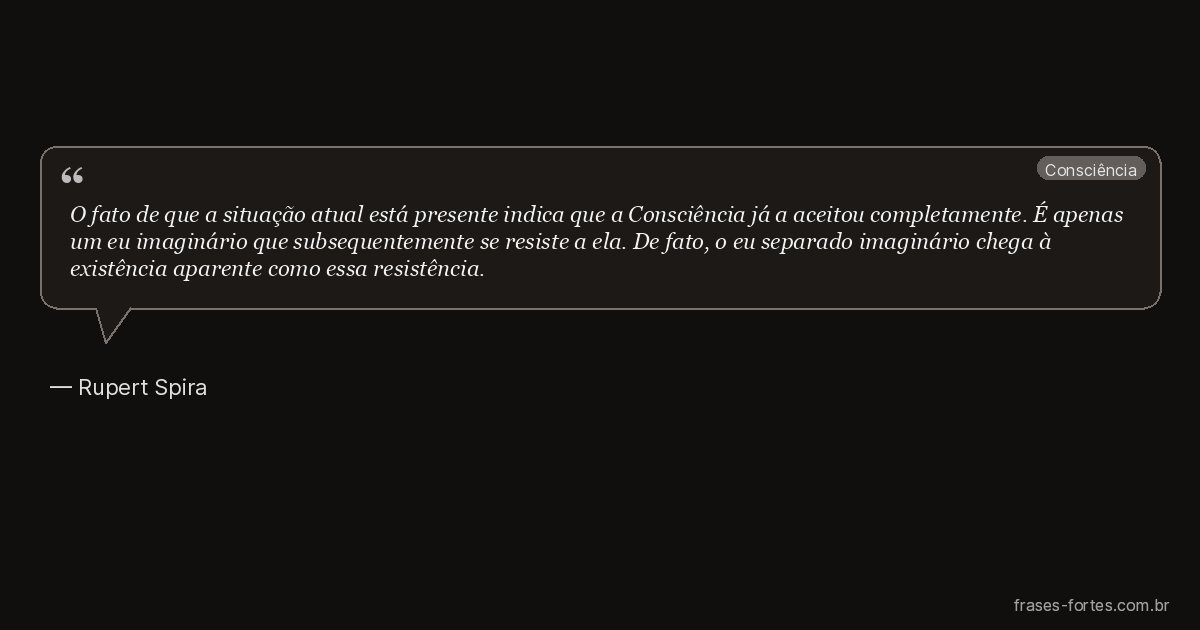 Frase de Rupert Spira