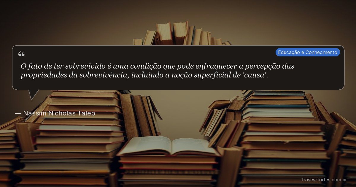 Frase de Nassim Nicholas Taleb
