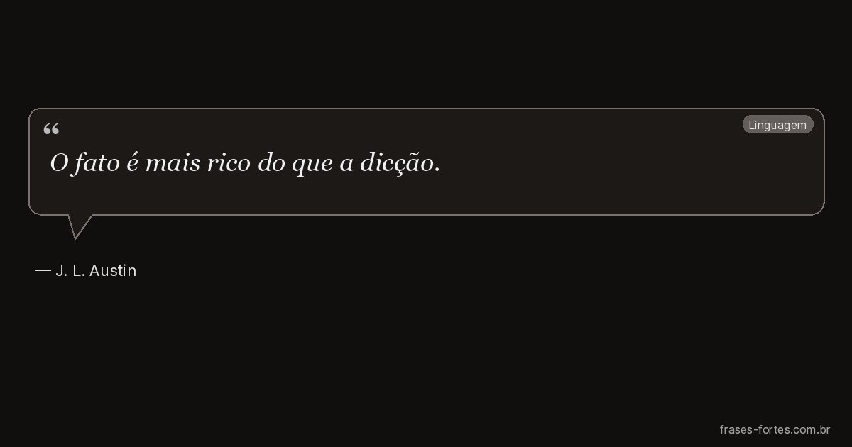 Frase de J. L. Austin
