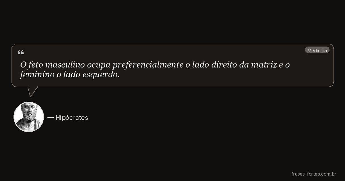 Frase de Hipócrates