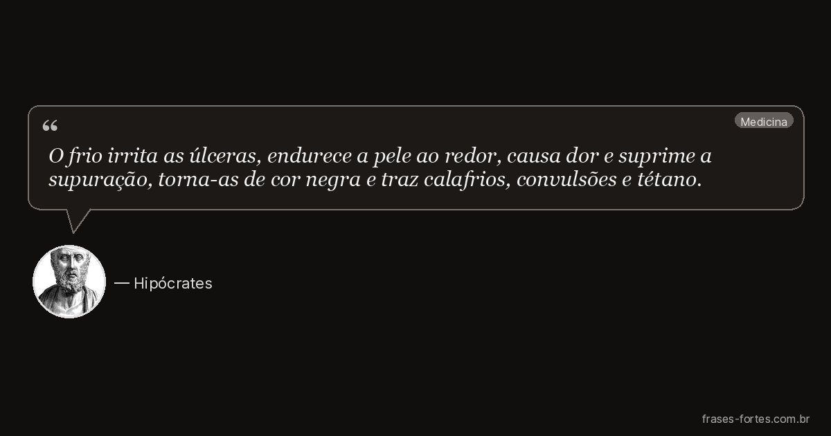 Frase de Hipócrates
