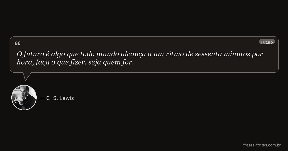 Frase de C. S. Lewis