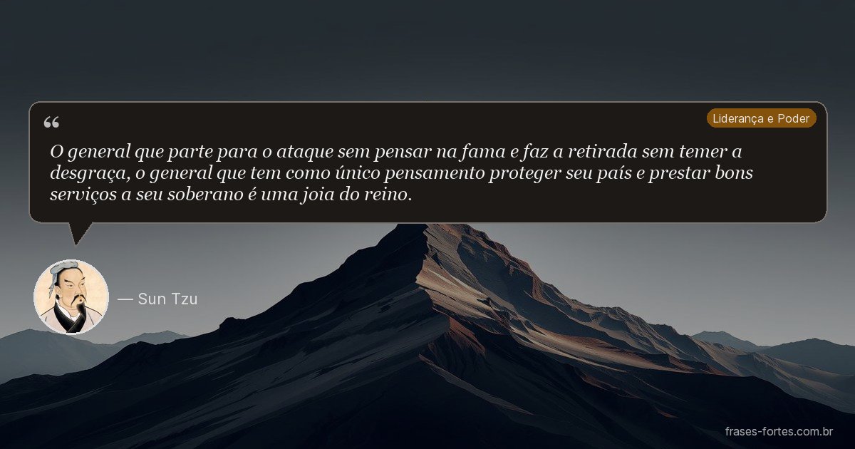 Frase de Sun Tzu