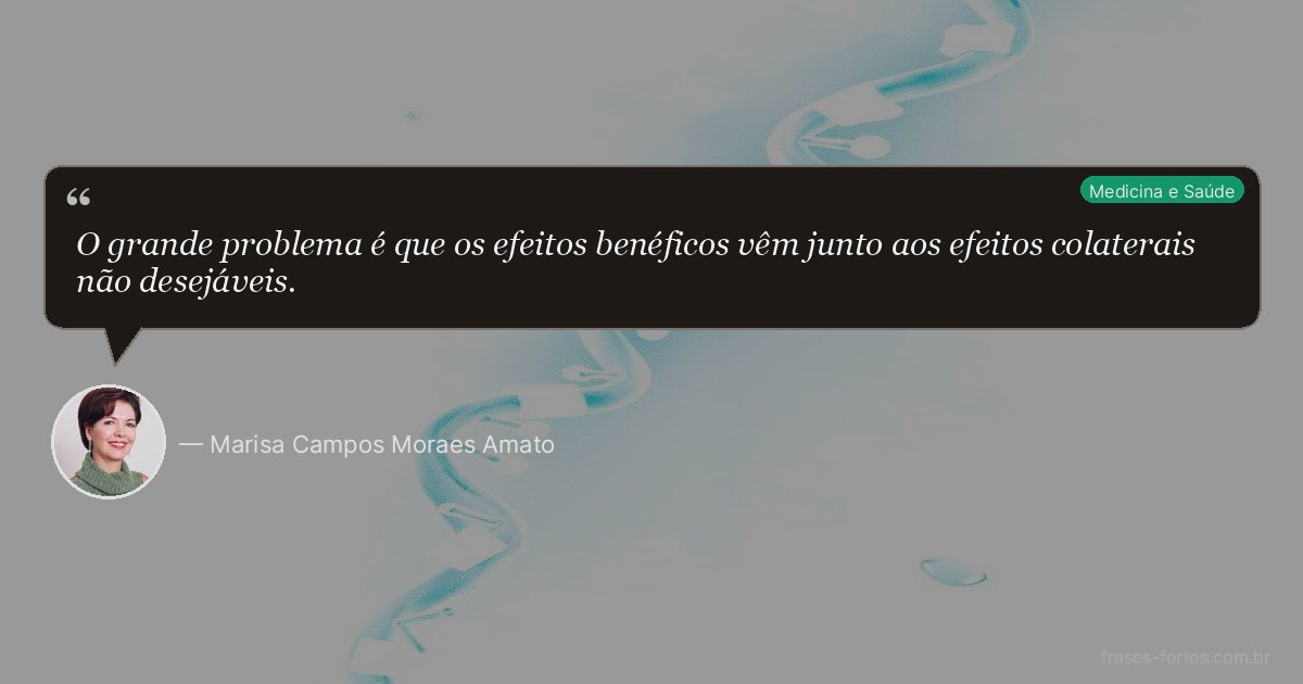 Frase de Marisa Campos Moraes Amato