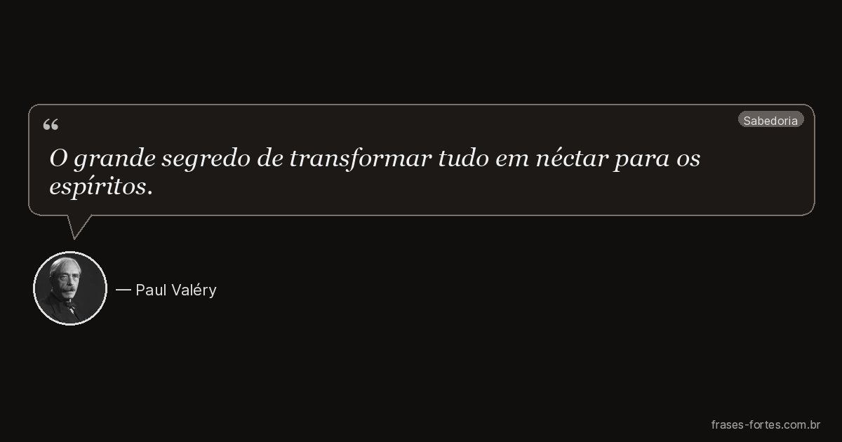 Frase de Paul Valéry