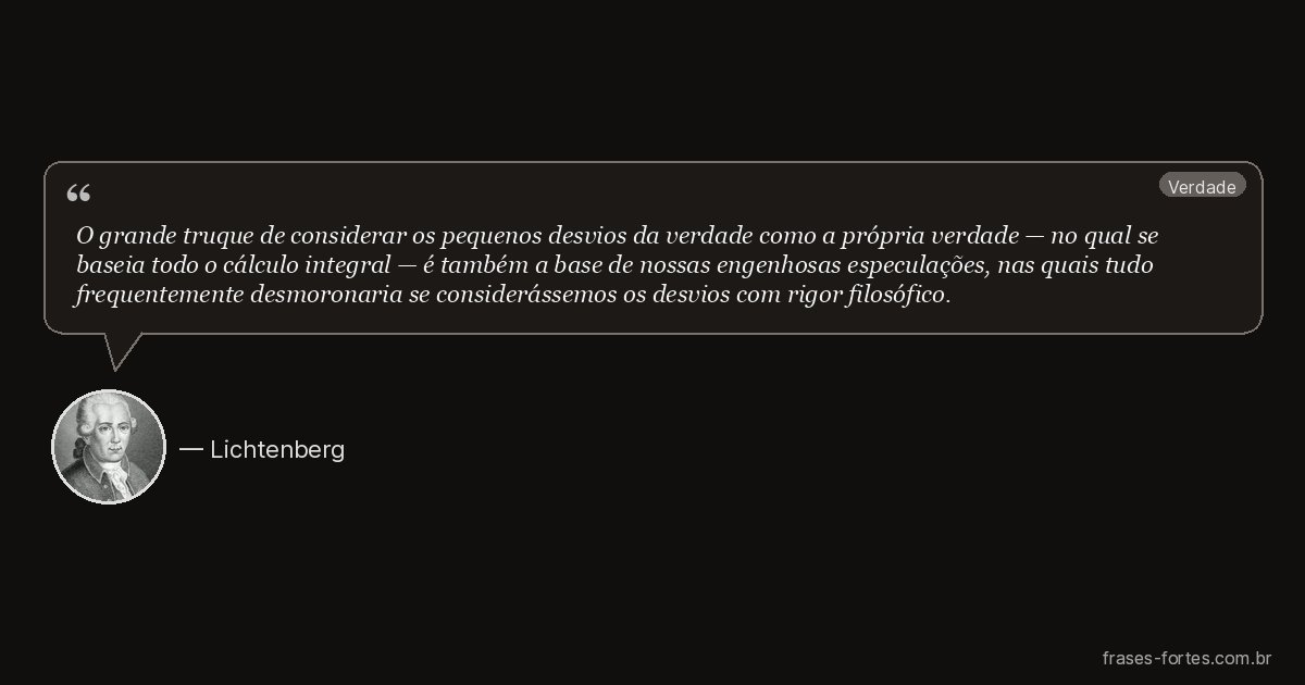 Frase de Lichtenberg
