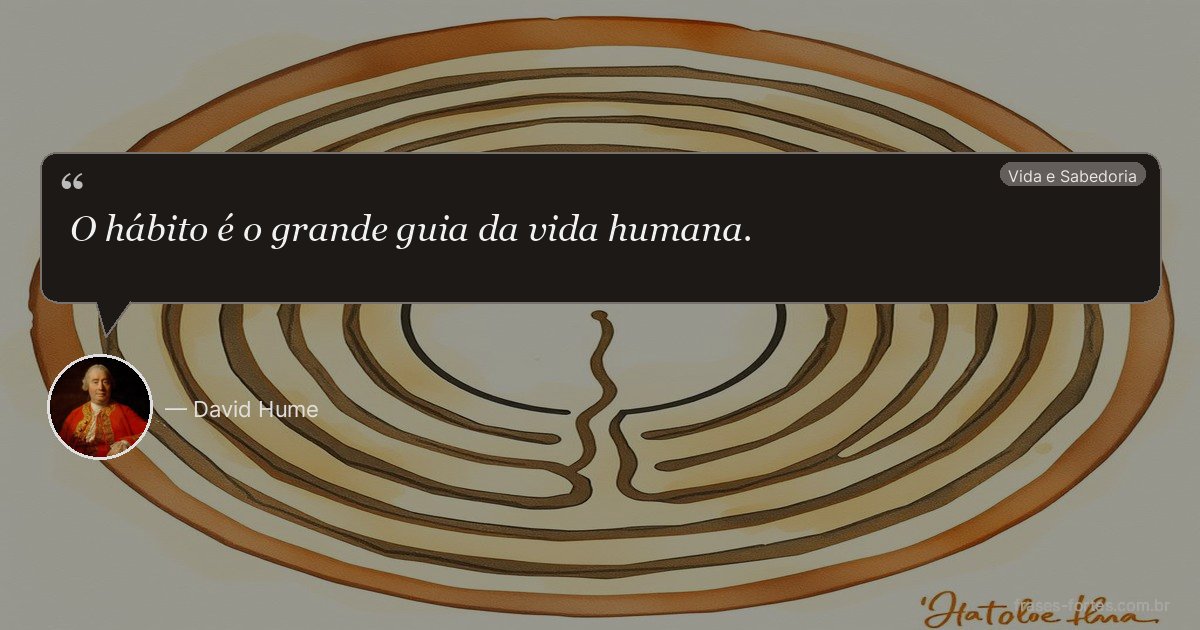 Frase de David Hume