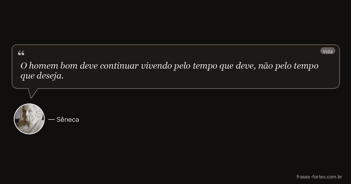 Frase de Sêneca