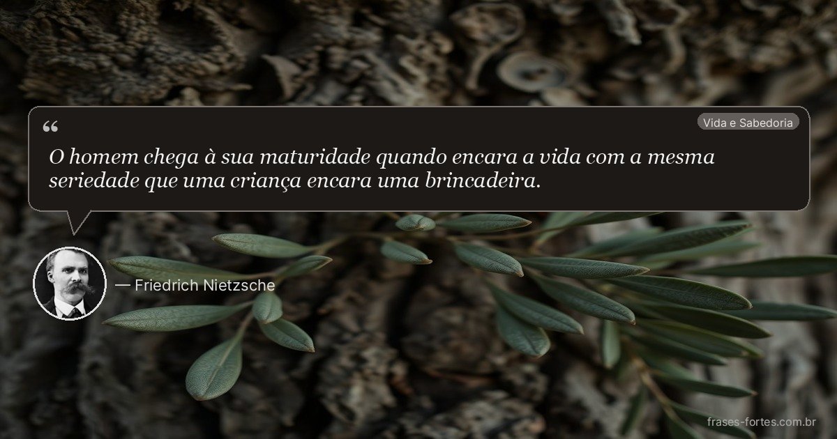 Frase de Friedrich Nietzsche
