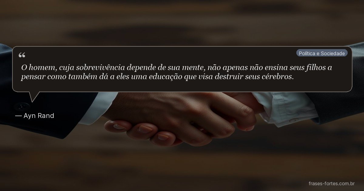 Frase de Ayn Rand