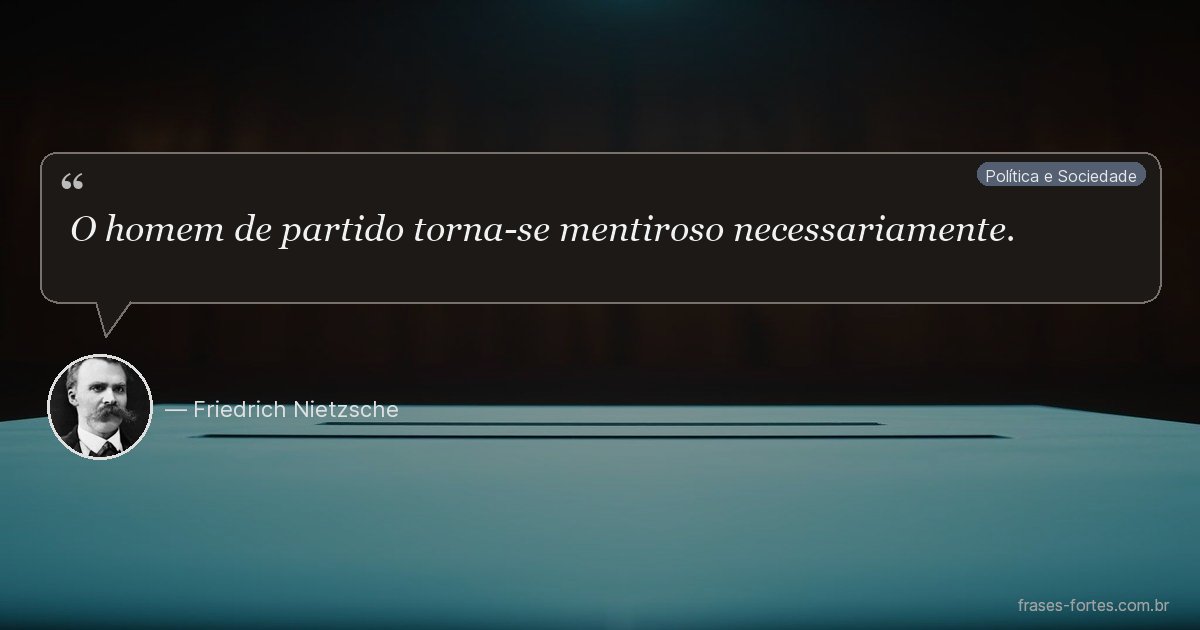 Frase de Friedrich Nietzsche