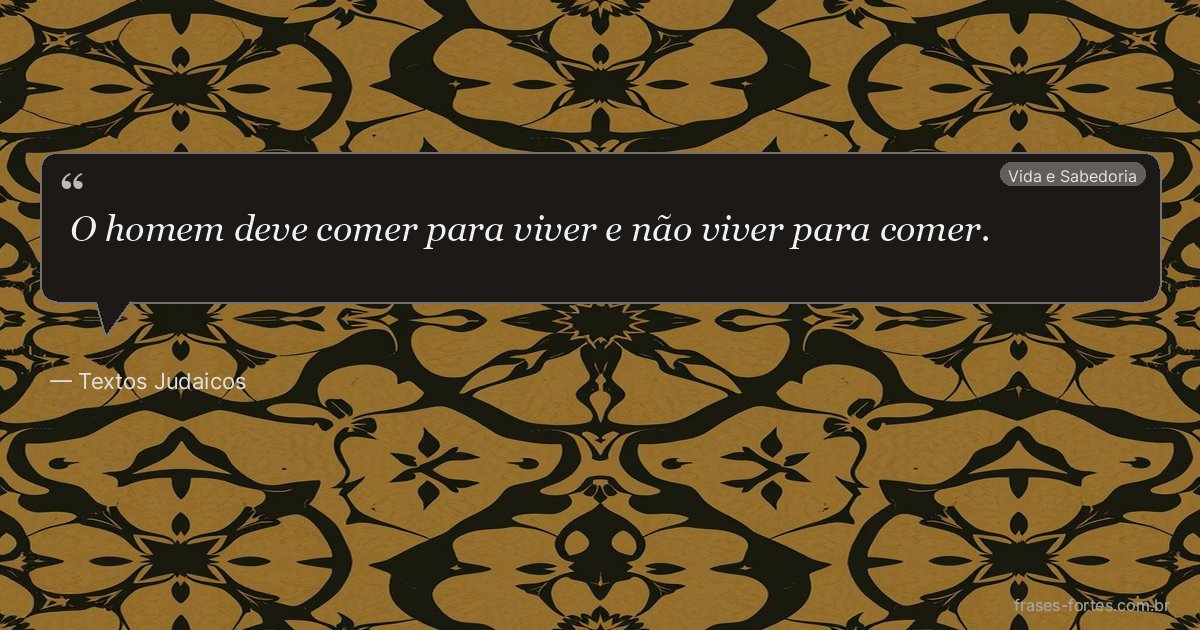 Frase de Textos Judaicos