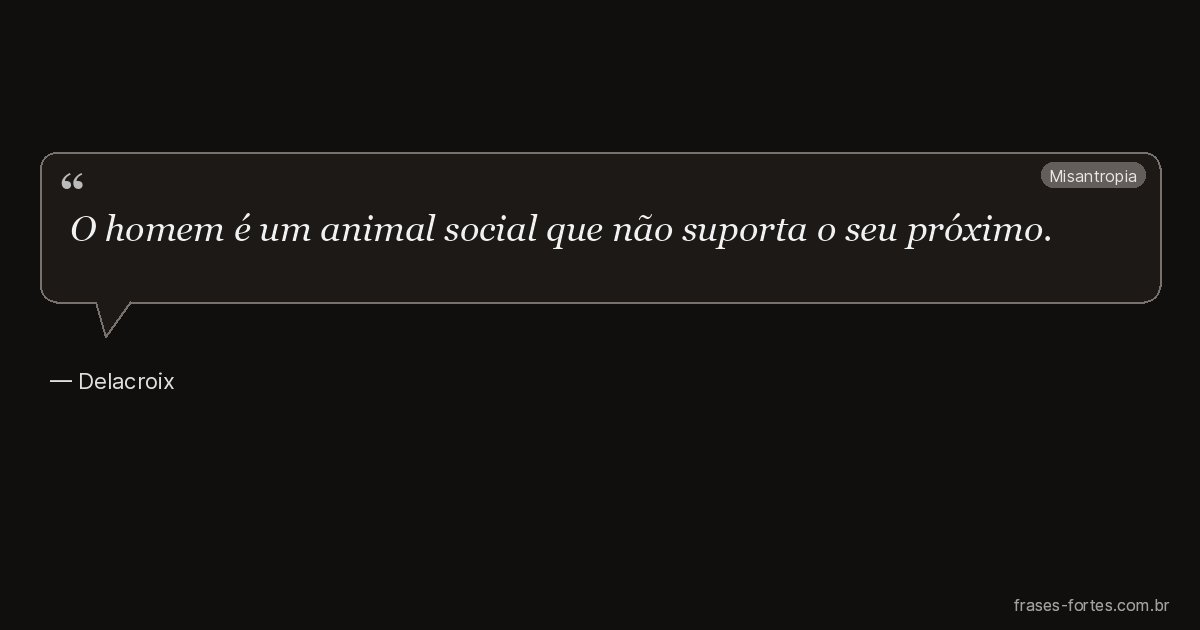 Frase de Delacroix