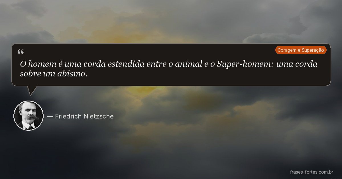 Frase de Friedrich Nietzsche