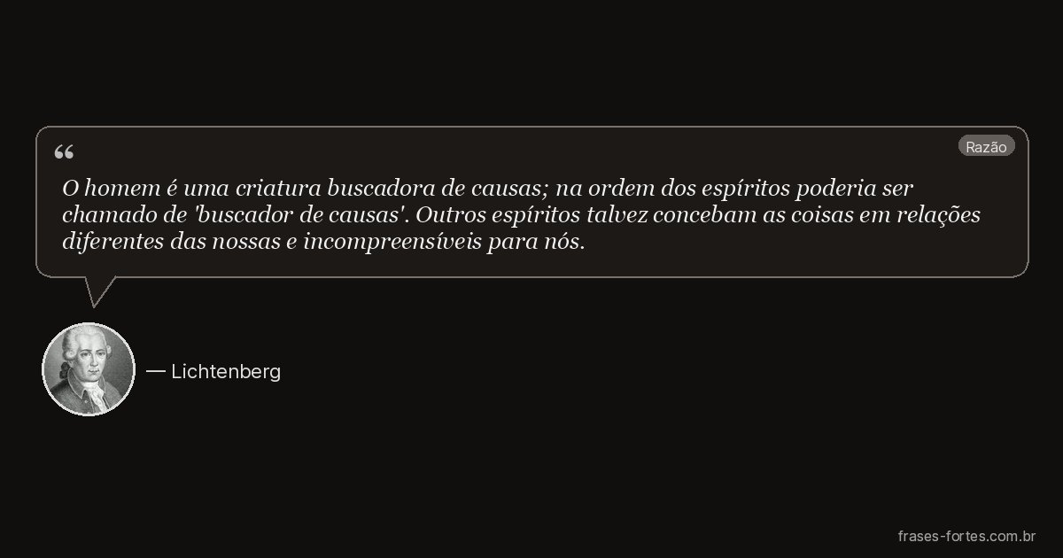 Frase de Lichtenberg