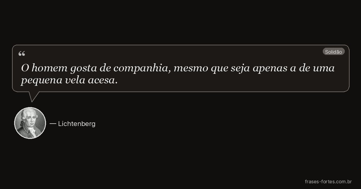 Frase de Lichtenberg